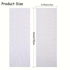 15Pcs 2 Inch Hook And Loop Tape Double Sided Sticky Back Fastener Roll