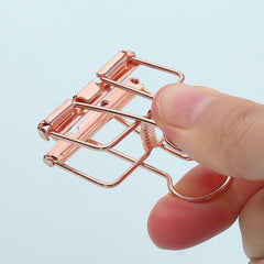 4pcs 32mm Hollow Rose Golden Long Tail Clip for Office Binder Clips