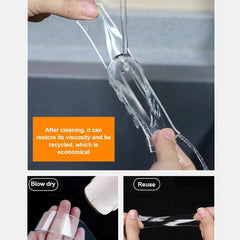 Nano Waterproof Double Sided Tape 2mm Thick Transparent Strong Adhesion