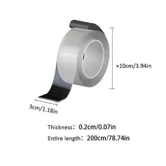 Nano Waterproof Double Sided Tape 2mm Thick Transparent Strong Adhesion