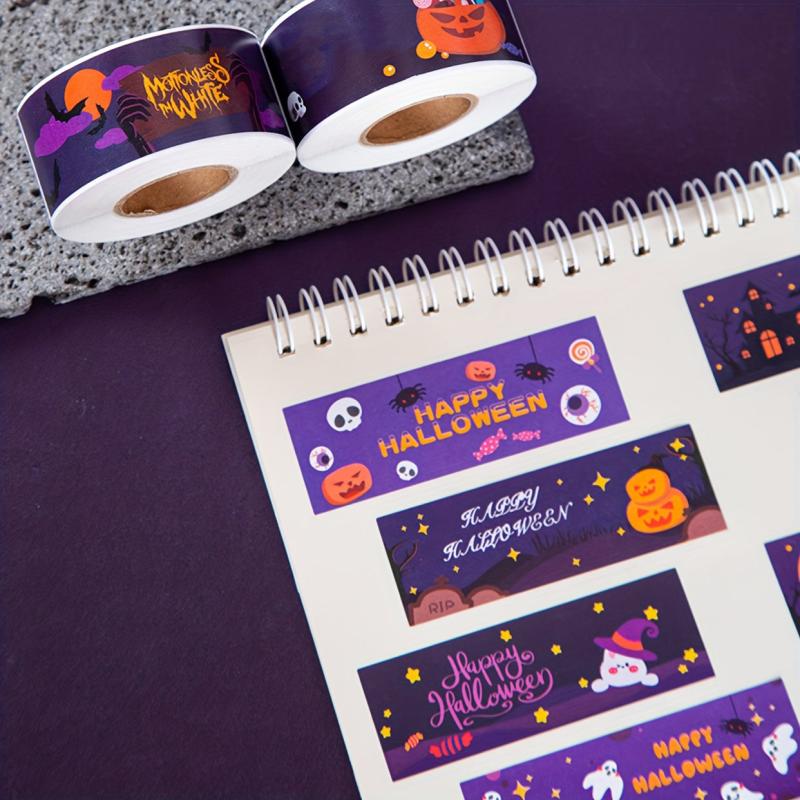 Halloween Stickers Gift Sealing Stickers Glass Window Decoration Sticker