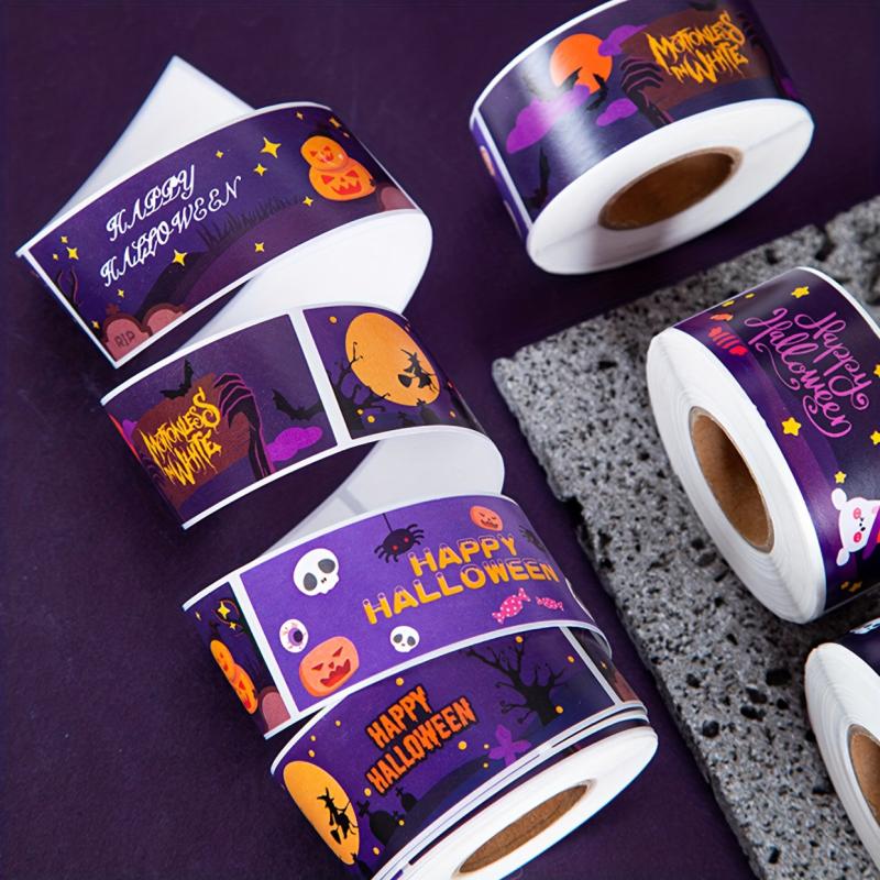Halloween Stickers Gift Sealing Stickers Glass Window Decoration Sticker