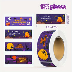 Halloween Stickers Gift Sealing Stickers Glass Window Decoration Sticker