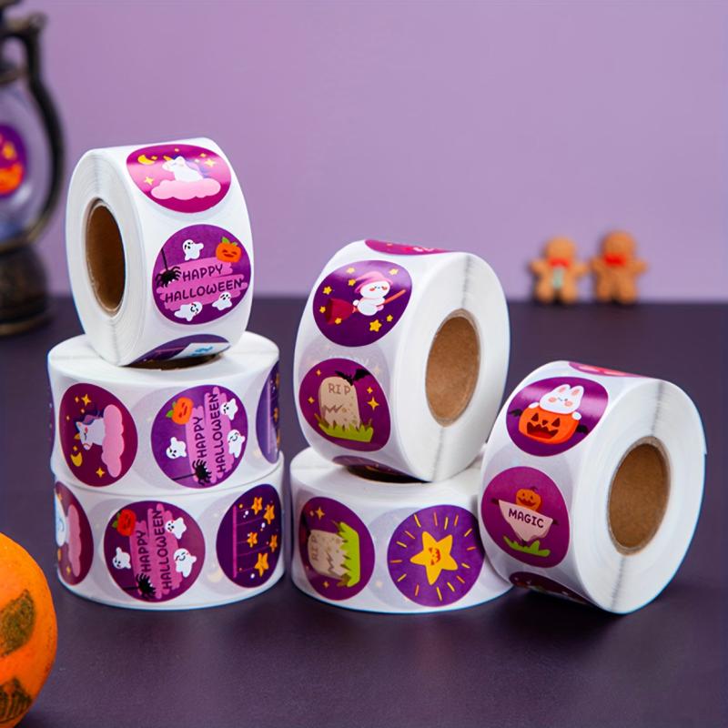 Halloween Sticker Children's Holiday Gift DIY Toy Sealing Sticker
