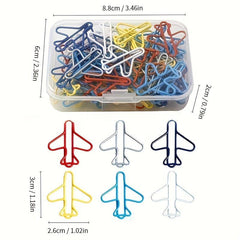 50pcs Cartoon Creative Paper Clip Treble Note Shape Plastic Special Clip