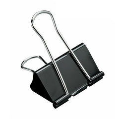 12pcs Metal Paper Clips 15-51mm Binder Clips Grip Clamps Office Stationery