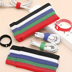 30pcs Reusable 6in & 3pcs 0.59in Double-sided Hooks And Loops Set