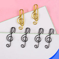 20pcs Music Note Shaped Paper Clips for Office School Home
