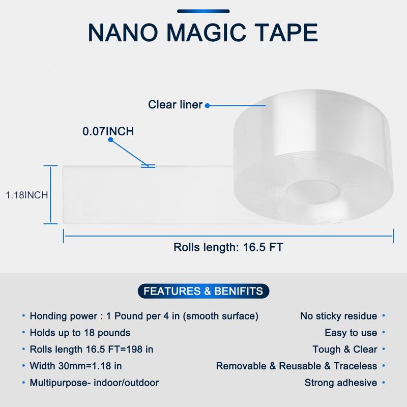 Nano Magic Double Sided Tape - 2mm Thickness