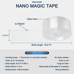 Nano Magic Double Sided Tape - 2mm Thickness