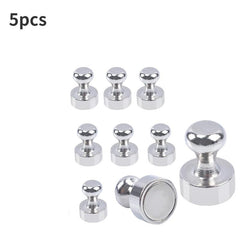 5pcs Strong Magnetic Pushpins Neodymium Magnet Push Pins Refrigerator Magnets