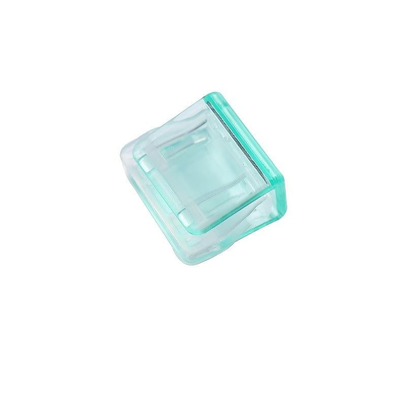 6Pcs Clam Clip Small Binder Clips Transparent Office Home School