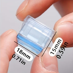 6Pcs Clam Clip Small Binder Clips Transparent Office Home School