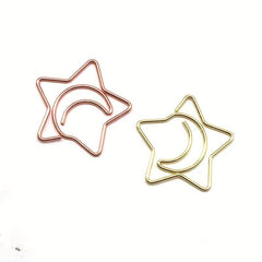 8 Mixed Cartoon Paper Clips - Creative Metal Paper Clips