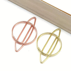 8 Mixed Cartoon Paper Clips - Creative Metal Paper Clips