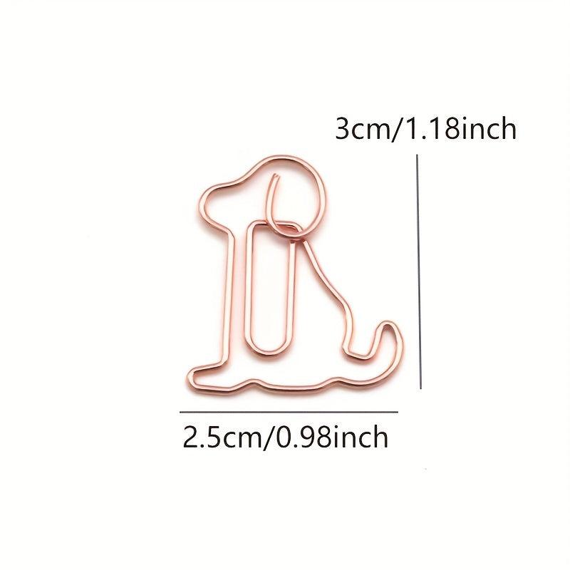 8pcs Small Animal Shape Metal Paper Clip