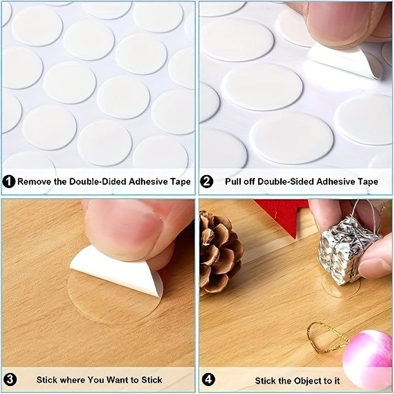 300 Double-Sided Adhesive Stickers & Putty Nails