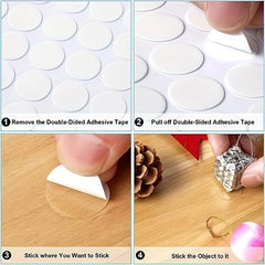 300 Double-Sided Adhesive Stickers & Putty Nails