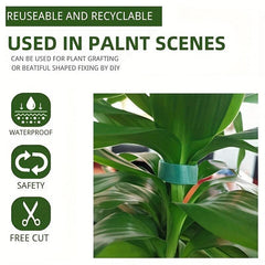 Rattan Green Plant Hook And Loop Tie Wire Strap for Branches Flower Arrangement