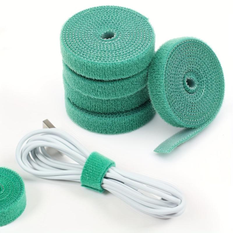 Rattan Green Plant Hook And Loop Tie Wire Strap for Branches Flower Arrangement