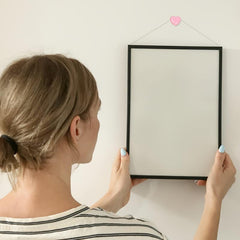 100pcs Pink Heart Shaped Push Pins for Notice Board