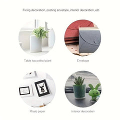 160pcs Double Sided Adhesive for DIY Arts Crafts Waterproof Transparent Point