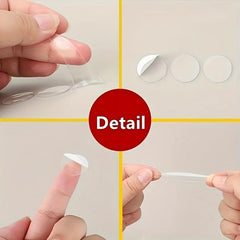 160pcs Double Sided Adhesive for DIY Arts Crafts Waterproof Transparent Point