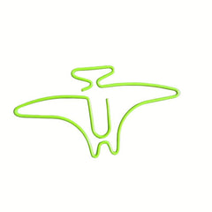 6pcs Mini Dinosaur Paper Clips Fun Bookmark Office Supplies