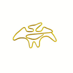6pcs Mini Dinosaur Paper Clips Fun Bookmark Office Supplies
