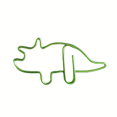 6pcs Mini Dinosaur Paper Clips Fun Bookmark Office Supplies