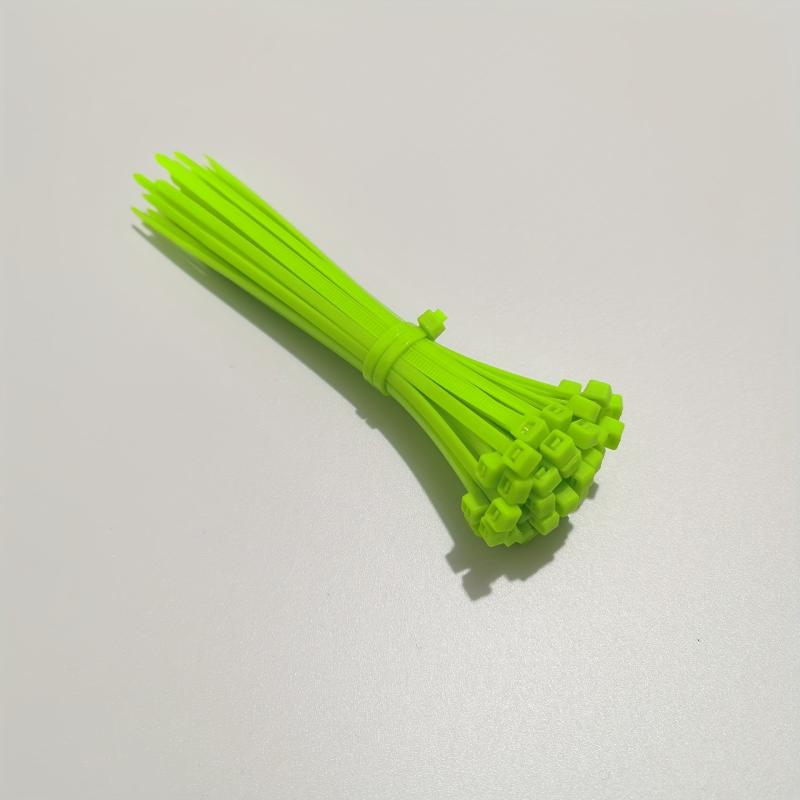 200pcs Plastic Self-locking Packaging Strap 5.91in, 0.11in