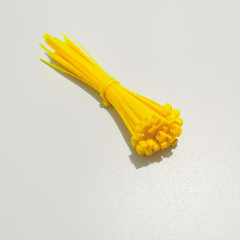 200pcs Plastic Self-locking Packaging Strap 5.91in, 0.11in