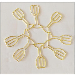 20pcs Wineglass Metal Paper Clips for Office School Stationery