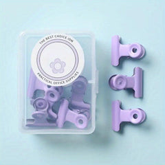 Beauty Macaron Round Head Clip Metal Binding Clip Dovetail Clip