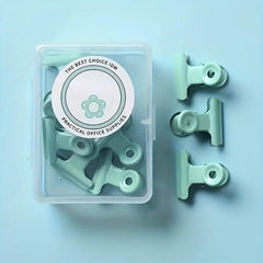 Beauty Macaron Round Head Clip Metal Binding Clip Dovetail Clip