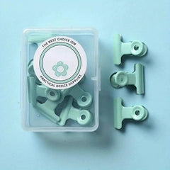 Beauty Macaron Round Head Clip Metal Binding Clip Dovetail Clip