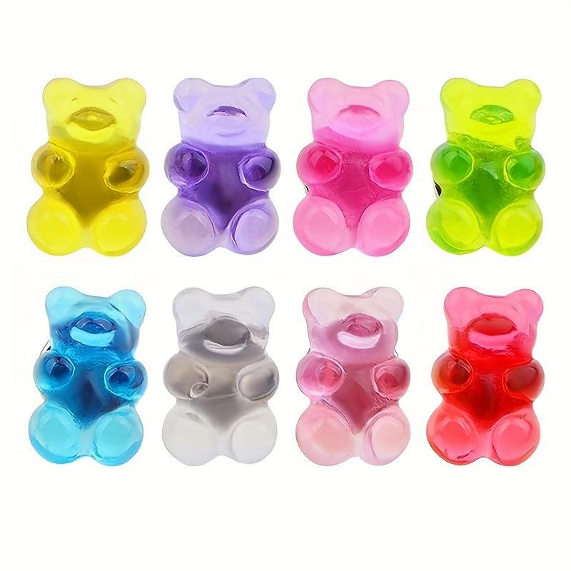 36pcs Colorful Bears Push Pins for Bulletin Board Photos Wall Maps Offices