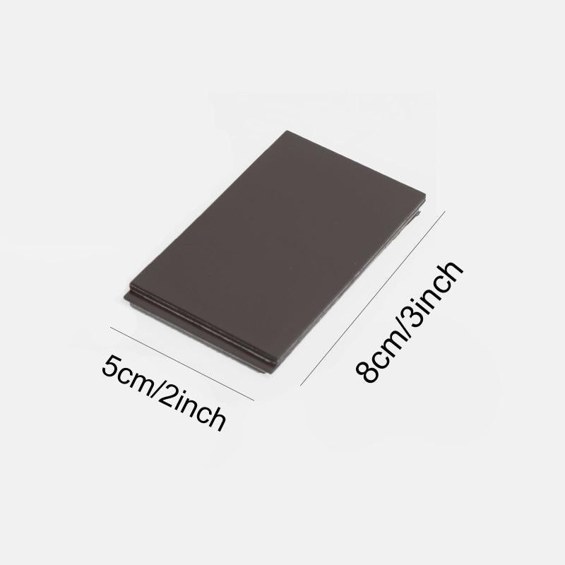 10pcs Square Rubber Soft Magnet Sheets with Adhesive Back - Magnetic Patch Strip