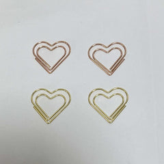 10 20pcs Love Paper Clip Creative Metal Pin