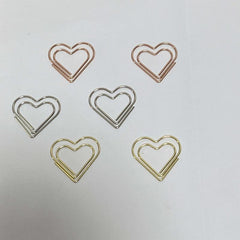 10 20pcs Love Paper Clip Creative Metal Pin