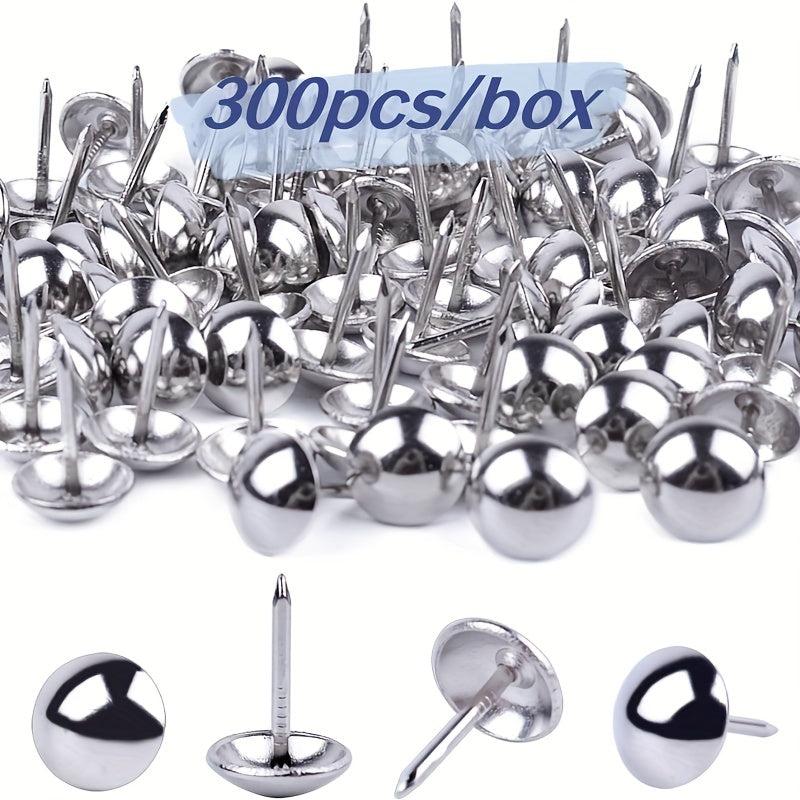 300pc Steel Point Thumb Tacks for Bulletin Boards & Posters