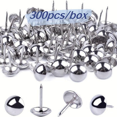300pc Steel Point Thumb Tacks for Bulletin Boards & Posters