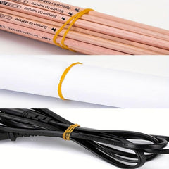750pcs Rubber Bands 25mm Small Elastic Band Office School Home Supplies