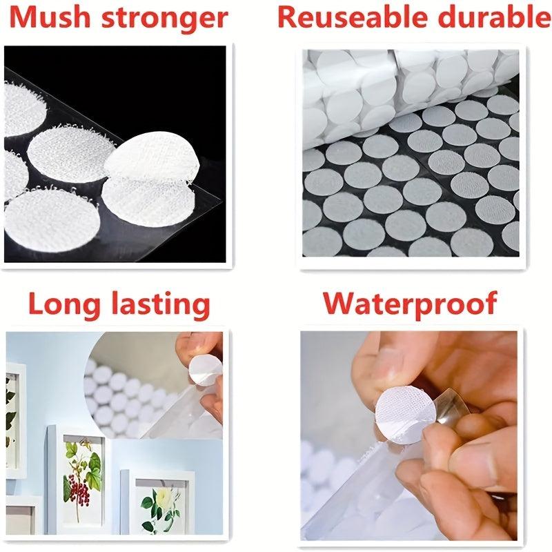 160pcs Hook & Loop Dots for Home Office & Classroom Organization