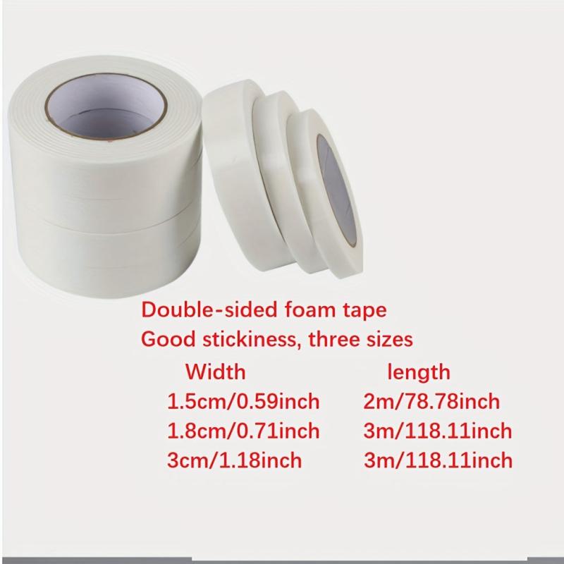 Foam Double sided Tape Strong Adhesion Three Sizes Available