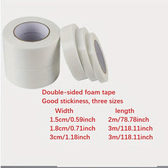Foam Double sided Tape Strong Adhesion Three Sizes Available