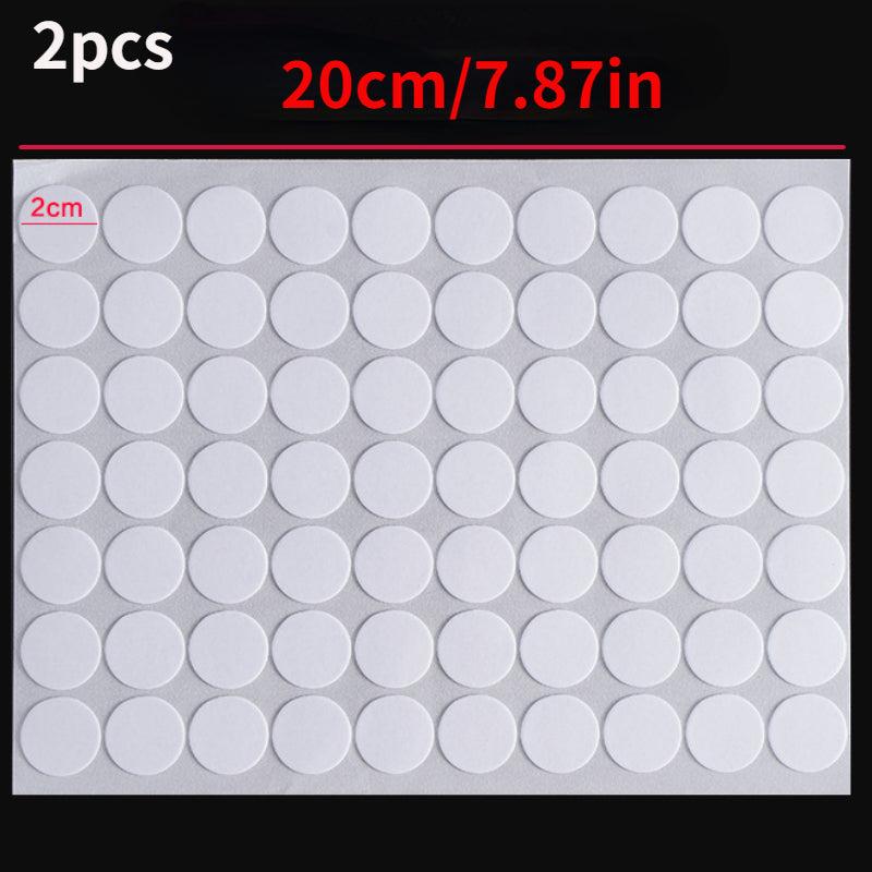 140 Transparent Round Non-marking Double Sided Adhesive Grain Stickers