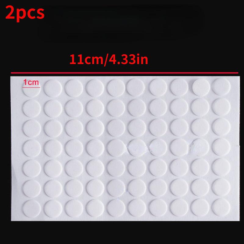 140 Transparent Round Non-marking Double Sided Adhesive Grain Stickers
