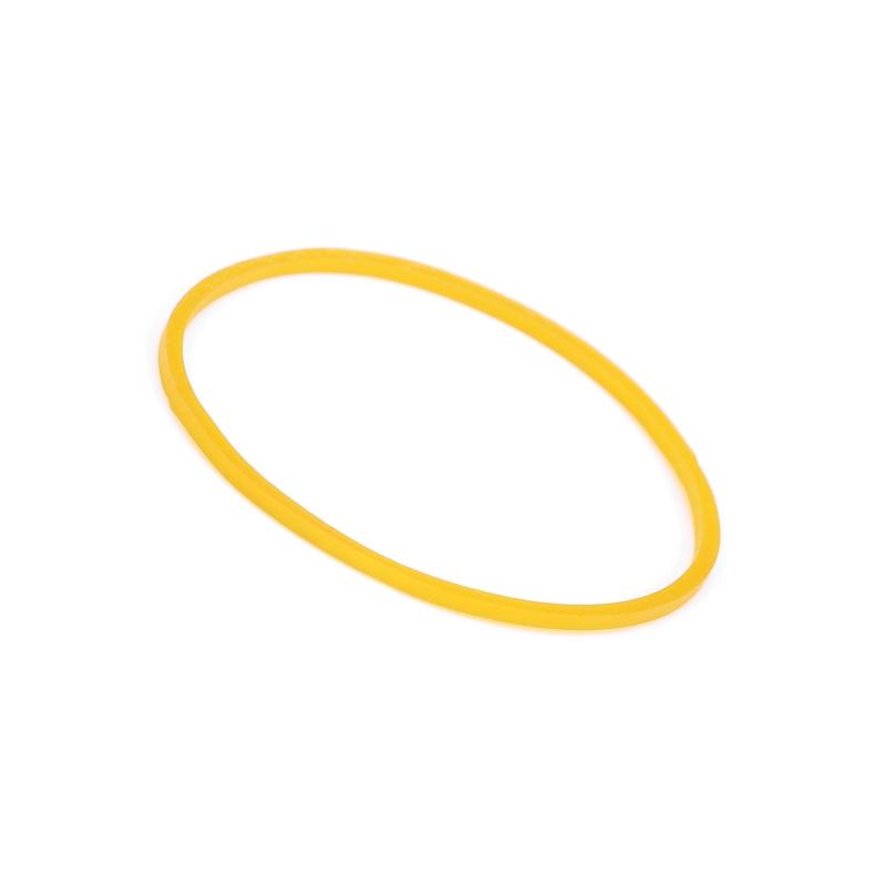 Yellow Rubber Bands 5.0 cm Diameter - 100-500 Pcs - School Office Home