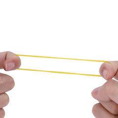 Yellow Rubber Bands 5.0 cm Diameter - 100-500 Pcs - School Office Home